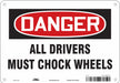 Safety Sign 7 in x 10 in Aluminum