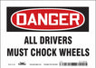 Safety Sign 5 in x 7 in Vinyl
