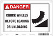 Safety Sign 7 in x 10 in Polyethylene