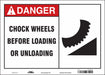 Safety Sign 10 in x 14 in Vinyl