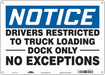 Safety Sign 10 inx14 in Polyethylene