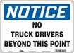 Safety Sign 10 inx14 in Polyethylene