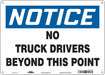 Safety Sign 10 inx14 in Vinyl