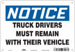 Safety Sign 7 in x 10 in Polyethylene