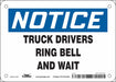 Safety Sign 5 inx7 in Vinyl
