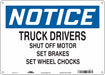 Safety Sign 10 in x 14 in Vinyl