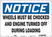 Safety Sign 10 inx14 in Aluminum