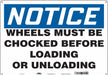 Safety Sign 14 inx20 in Aluminum