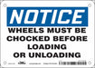 Safety Sign 5 in x 7 in Vinyl