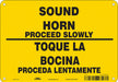 Safety Sign 7 inx10 in Vinyl