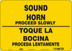 Safety Sign 10 inx14 in Vinyl