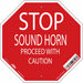 Safety Sign 18 inx18 in Polyethylene