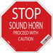 Safety Sign 18 inx18 in Vinyl