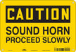 Safety Sign 7 in x 10 in Aluminum