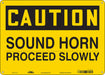 Safety Sign 10 inx14 in Aluminum