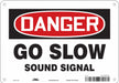 Safety Sign 7 in x 10 in Aluminum