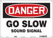 Safety Sign 10 in x 14 in Aluminum