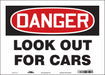 Safety Sign 10 inx14 in Vinyl