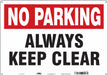 Safety Sign 14 inx20 in Aluminum