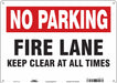 Safety Sign 10 inx14 in Aluminum