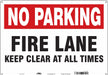 Safety Sign 14 inx20 in Polyethylene