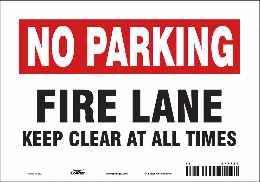 Safety Sign 7 inx10 in Vinyl