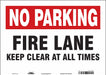 Safety Sign 10 inx14 in Vinyl