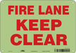 Safety Sign 7 in x 10 in Glow Vinyl