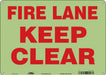 Safety Sign 10 in x 14 in Polyethylene