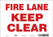 Safety Sign 7 in x 10 in Vinyl