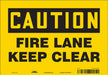 Safety Sign 7 in x 10 in Vinyl