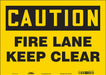 Safety Sign 10 in x 14 in Vinyl