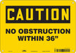 Safety Sign 7 in x 10 in Polyethylene
