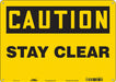 Safety Sign 10 in x 14 in Polyethylene