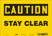 Safety Sign 7 in x 10 in Vinyl