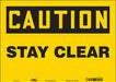 Safety Sign 10 in x 14 in Vinyl