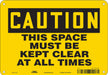 Safety Sign 7 in x 10 in Aluminum