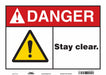Safety Sign 10 in x 14 in Vinyl