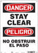 Safety Sign 14 in x 10 in Polyethylene