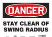 Safety Sign 10 in x 14 in Vinyl