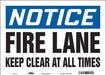 J6994 Safety Sign 10 in x 14 in Vinyl