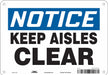 Safety Sign 7 in x 10 in Polyethylene