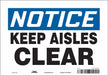 Safety Sign 7 in x 10 in Vinyl