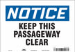 Safety Sign 7 in x 10 in Vinyl