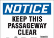 Safety Sign 10 in x 14 in Vinyl