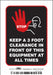 Safety Sign 5 inx3 1/2 in Vinyl PK5