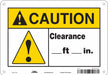 Safety Sign 7 in x 10 in Vinyl