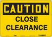 J6962 Safety Sign 10 inx14 in Aluminum