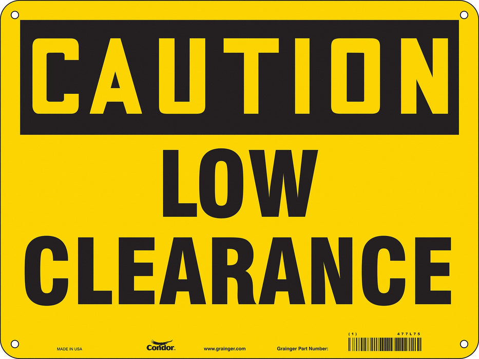 Safety Sign 18 inx24 in Polyethylene