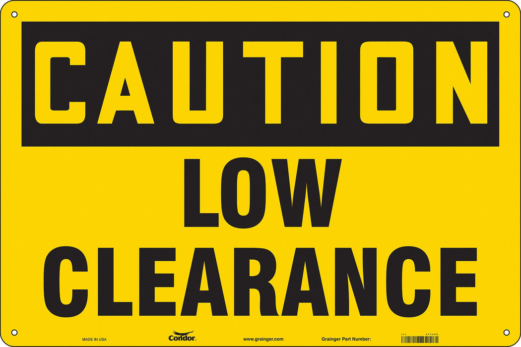Safety Sign 24 in x 36 in Vinyl